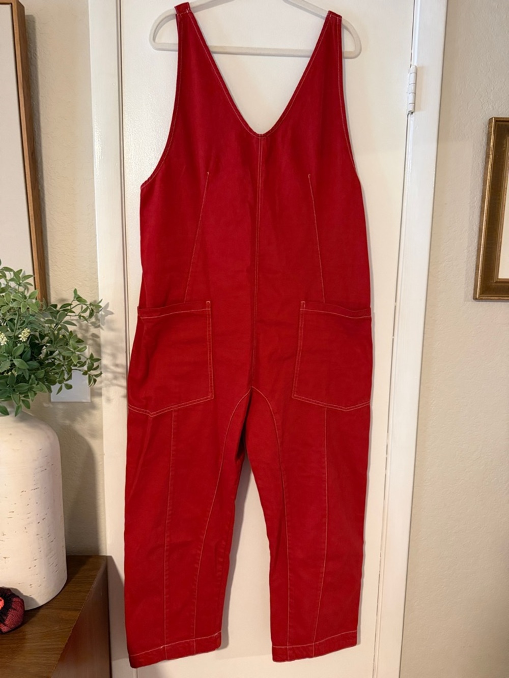 We The Free Red Women's Jeans Overalls